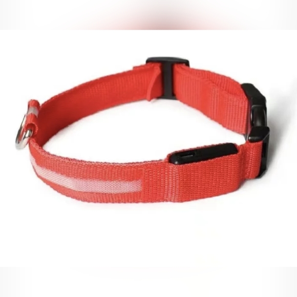 Adjustable Rechargeable LED Light Dog Collar - Picture 2 of 4